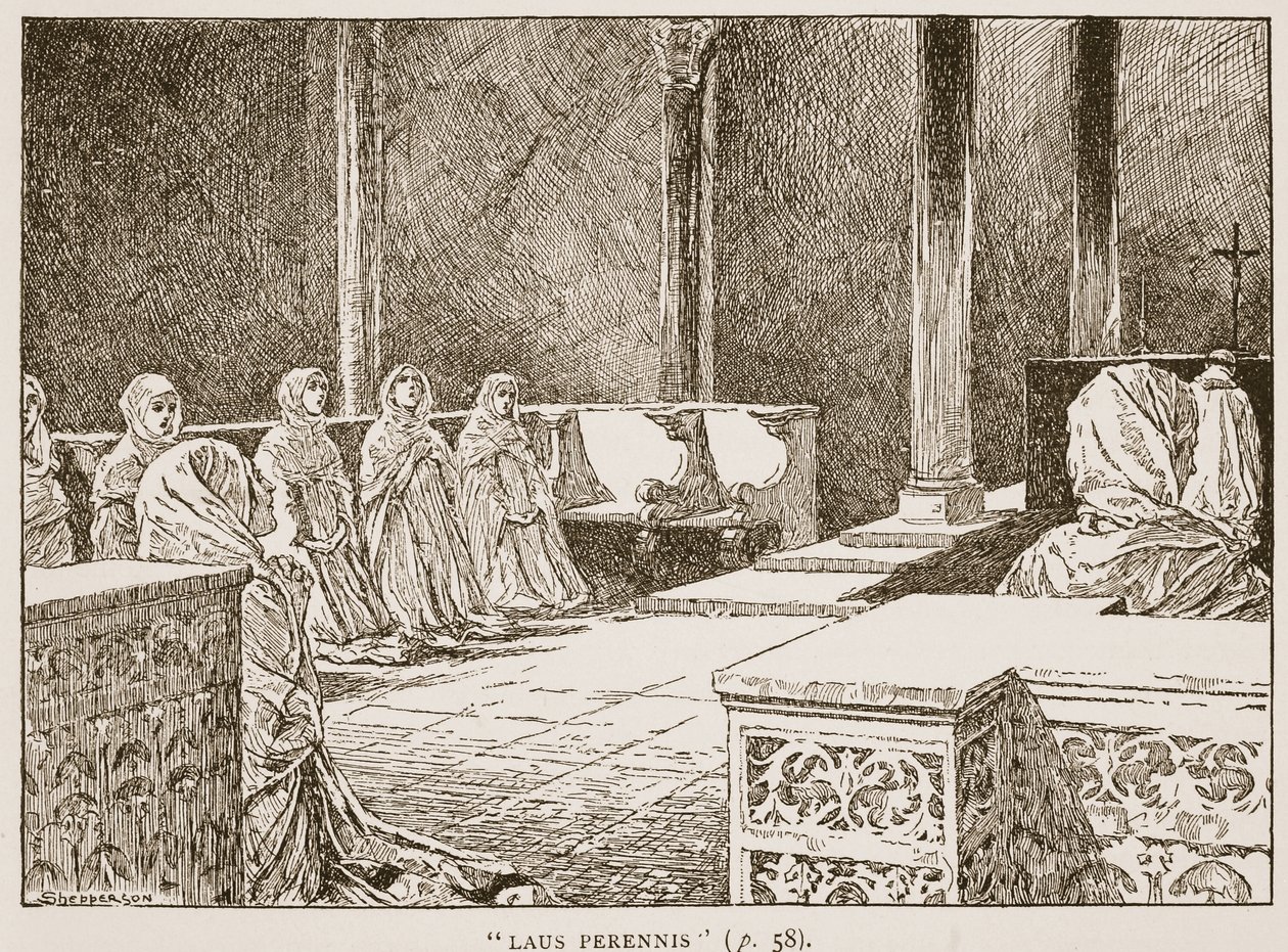 Laus Perennis, illustratie uit 