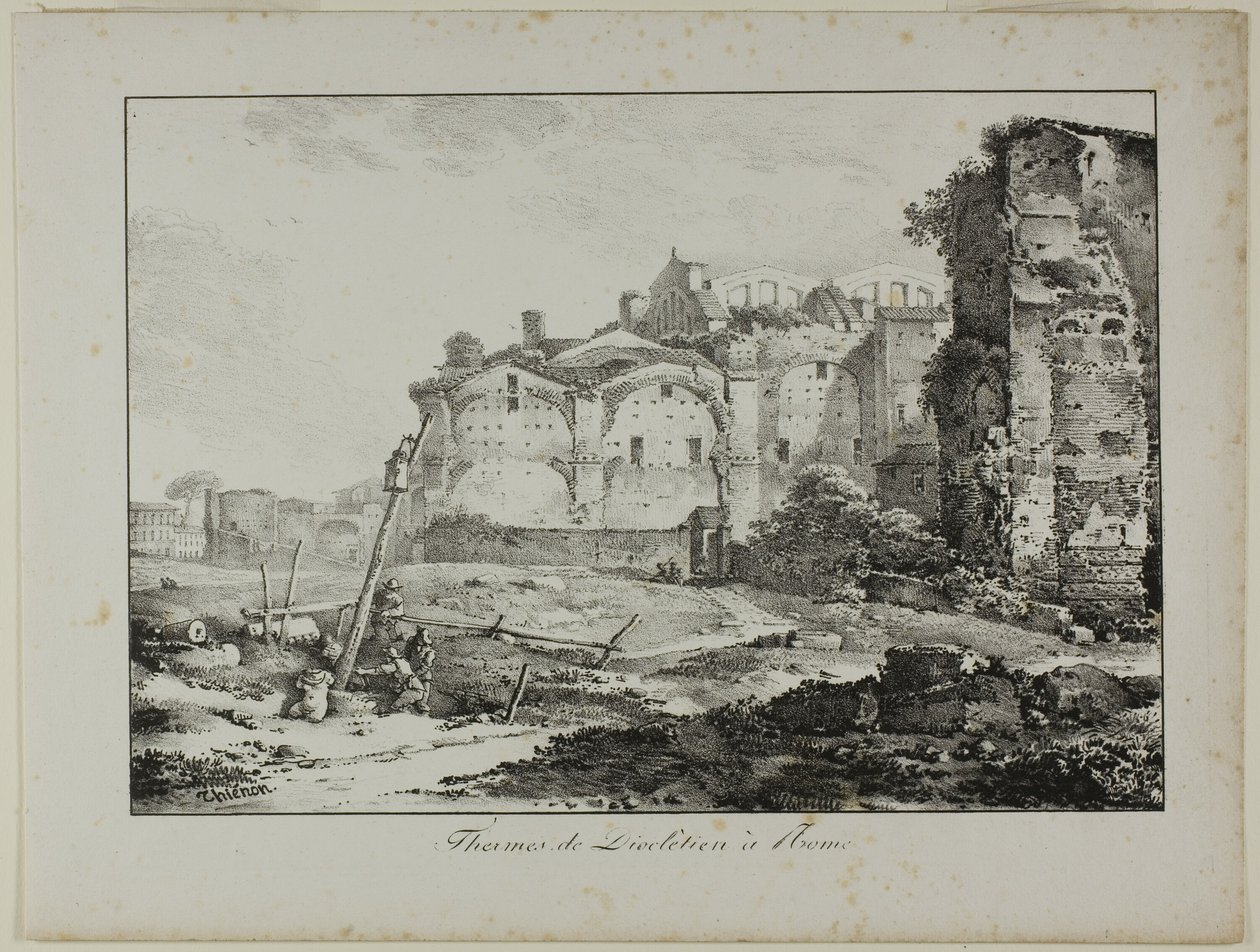Thermen van Diocletianus, Rome door Claude Thienon