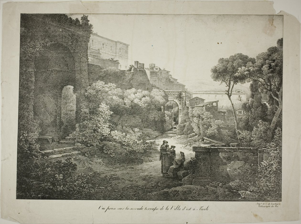 Uitzicht vanaf het tweede terras van de Villa d