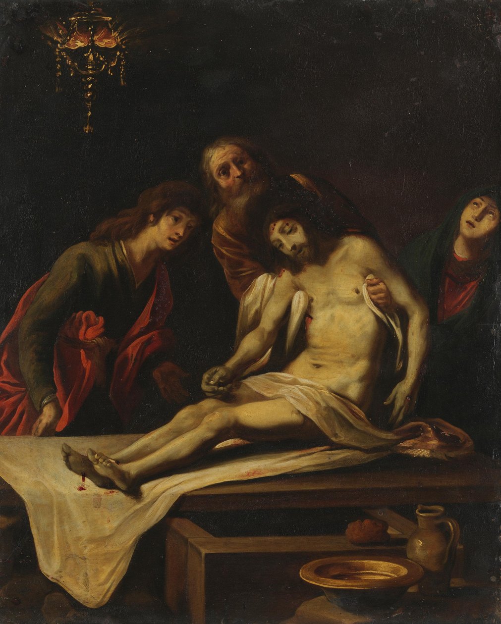 Graflegging van Christus door Claude Vignon