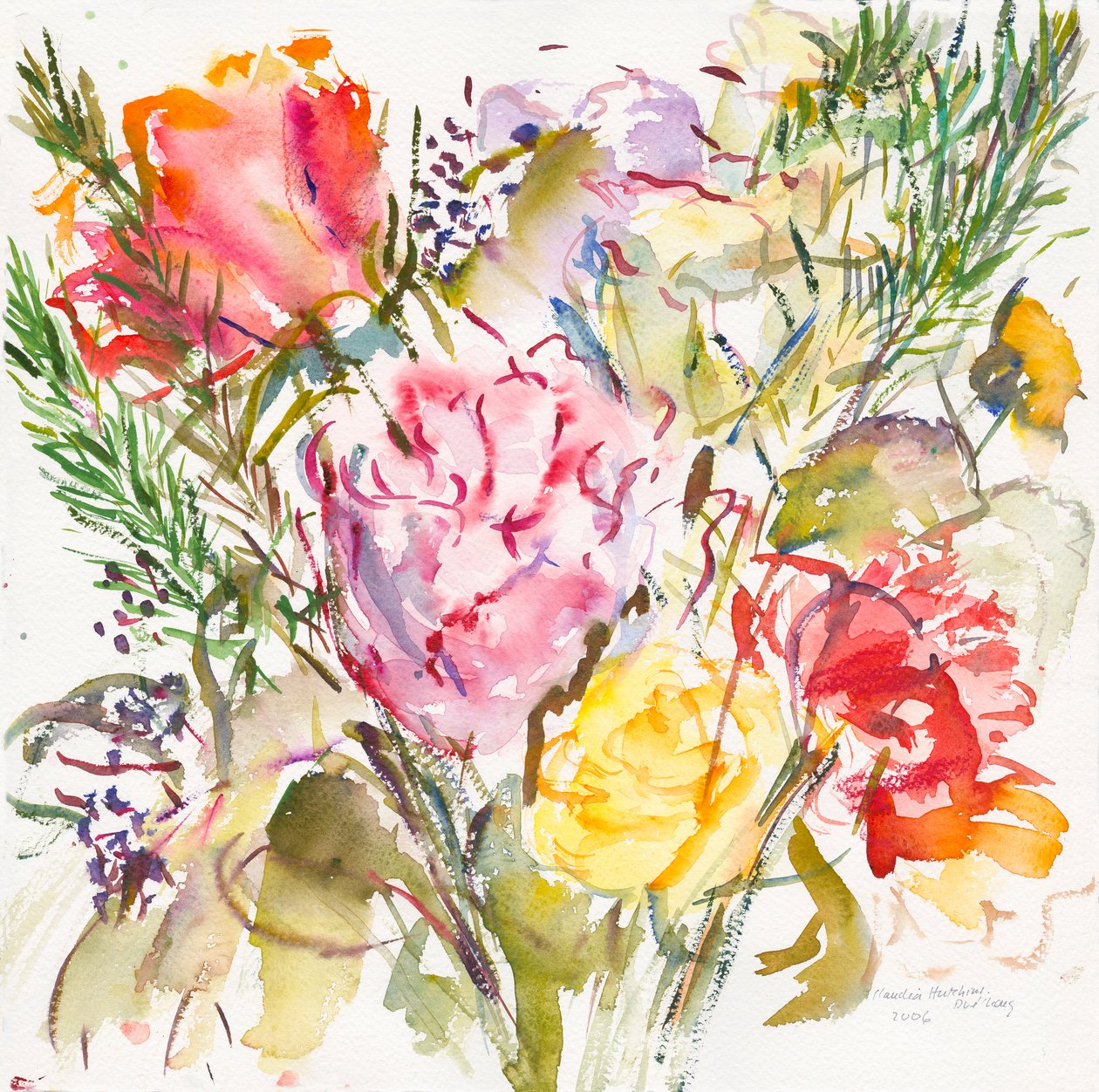Rozenboeket, 2006 door Claudia Hutchins Puechavy