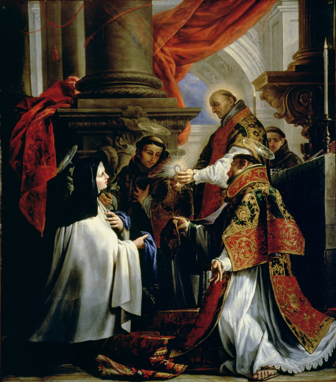 Communie van St. Teresa van Avila, ca. 1670 door Claudio Coello