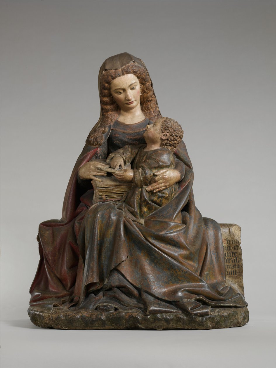Maagd en kind, ca. 1415-17 door Claus de Werve