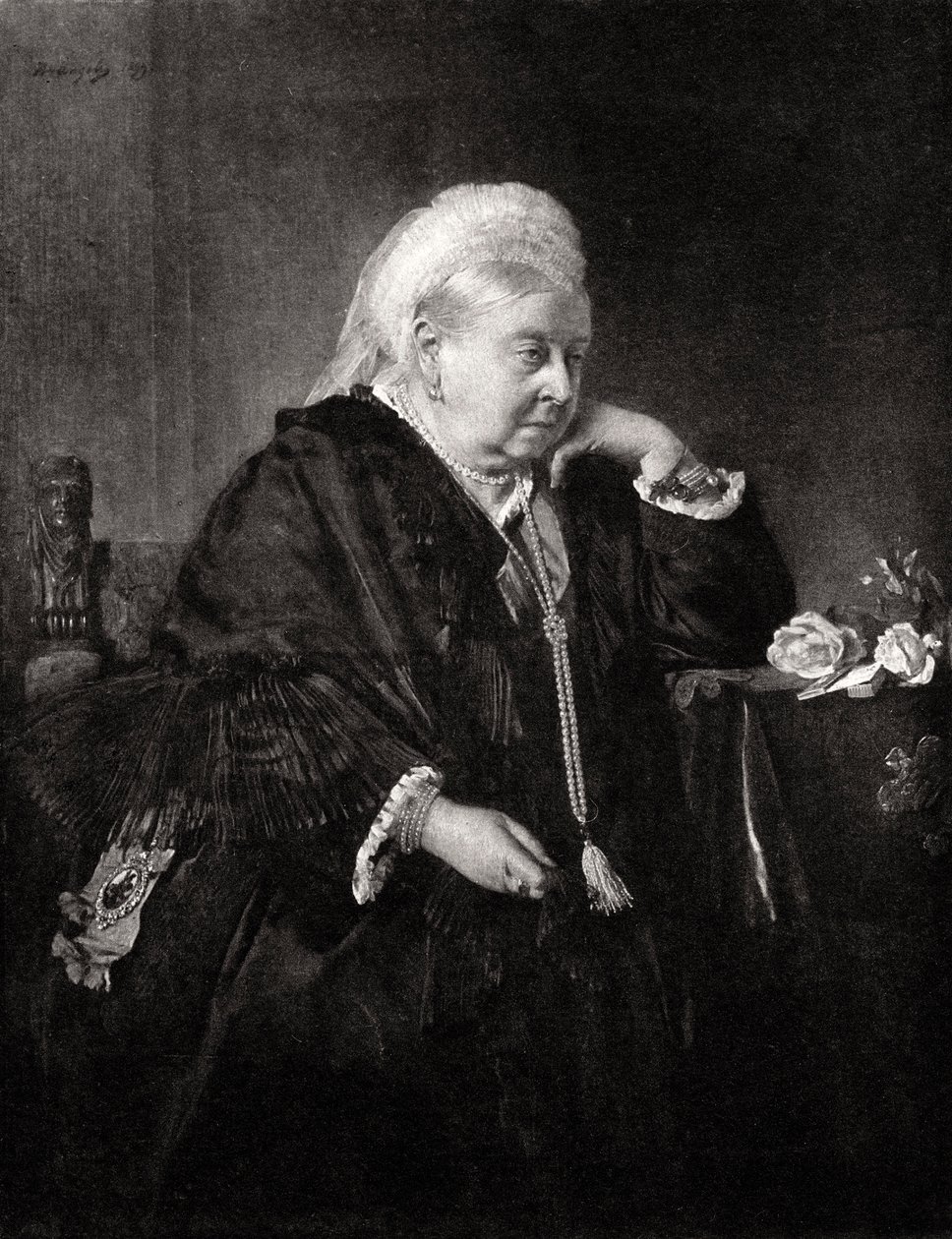 Koningin Victoria op de Leeftijd van Achtenzeventig, late 19e eeuw door Cockerell