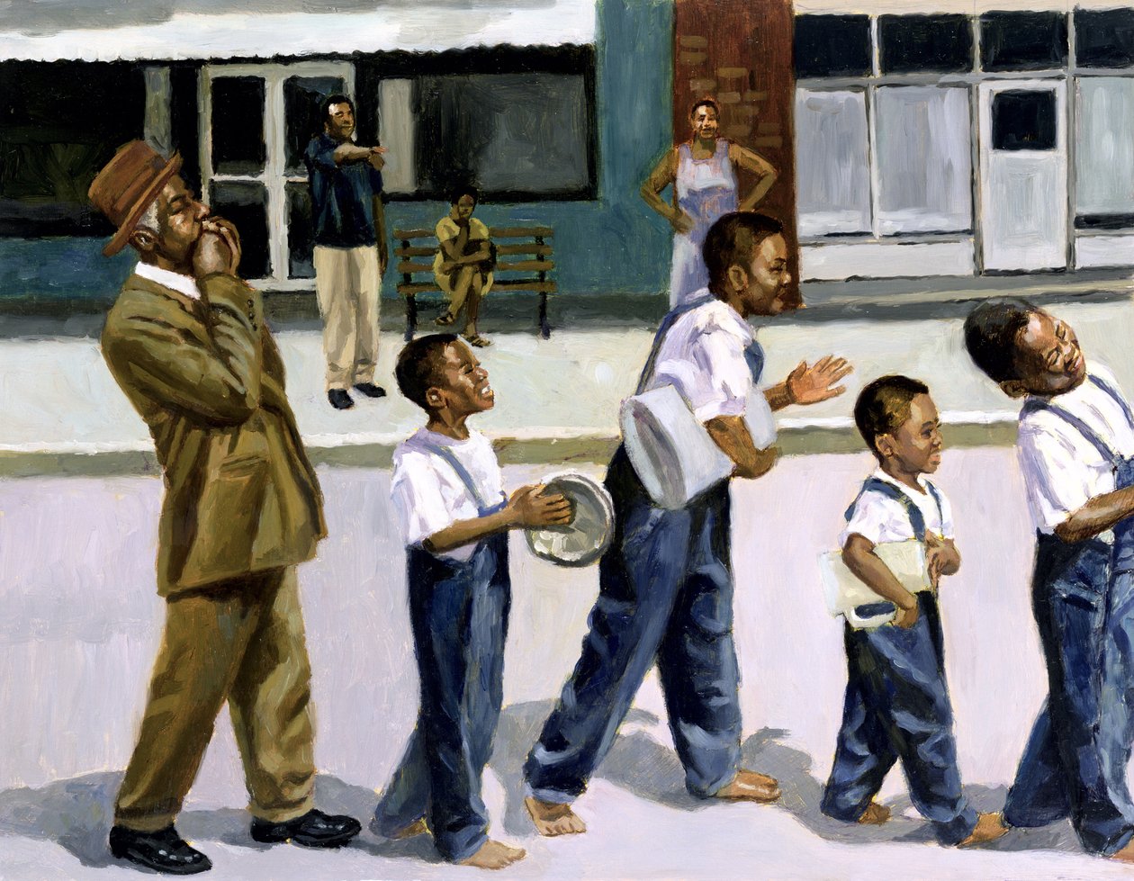 De fanfare, 2000 door Colin Bootman