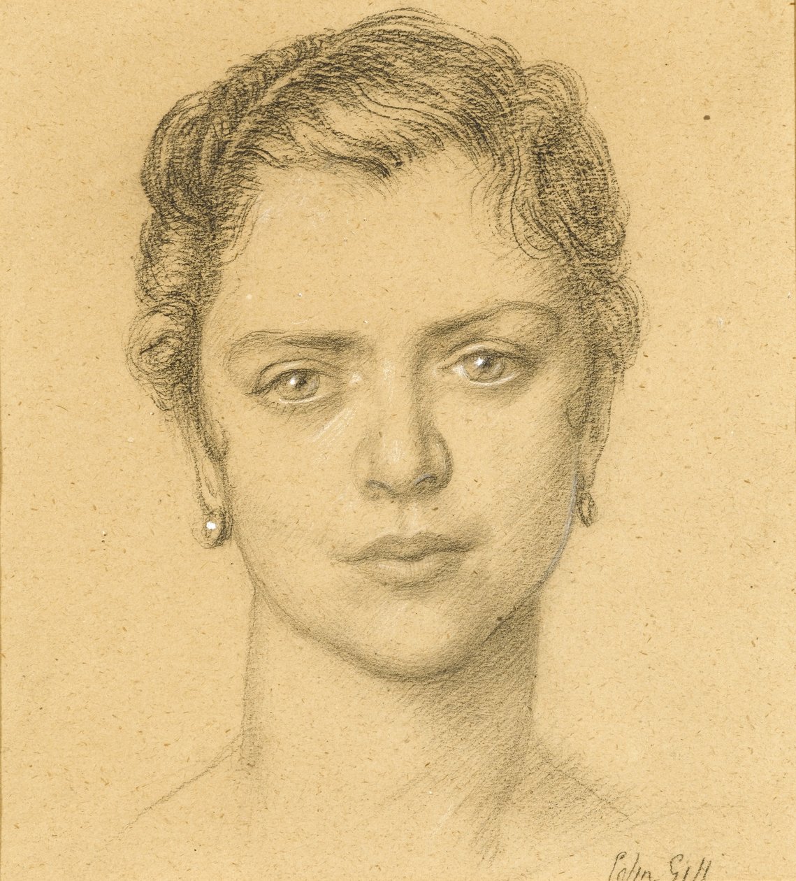 Portret van Mabel Lethbridge door Colin Unwin Gill