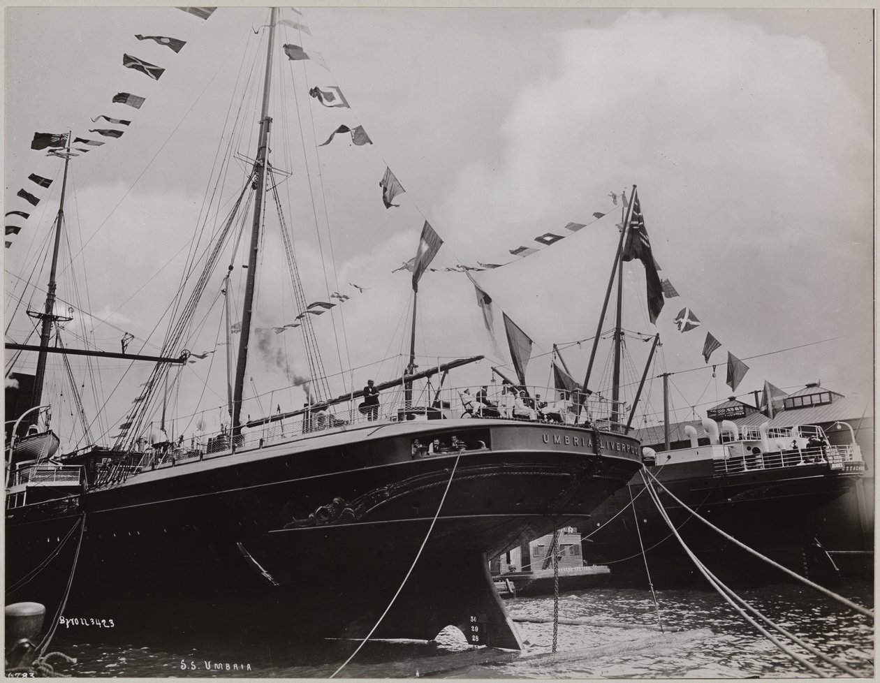 S.S. "Umbria", Cunard Line door Company Byron