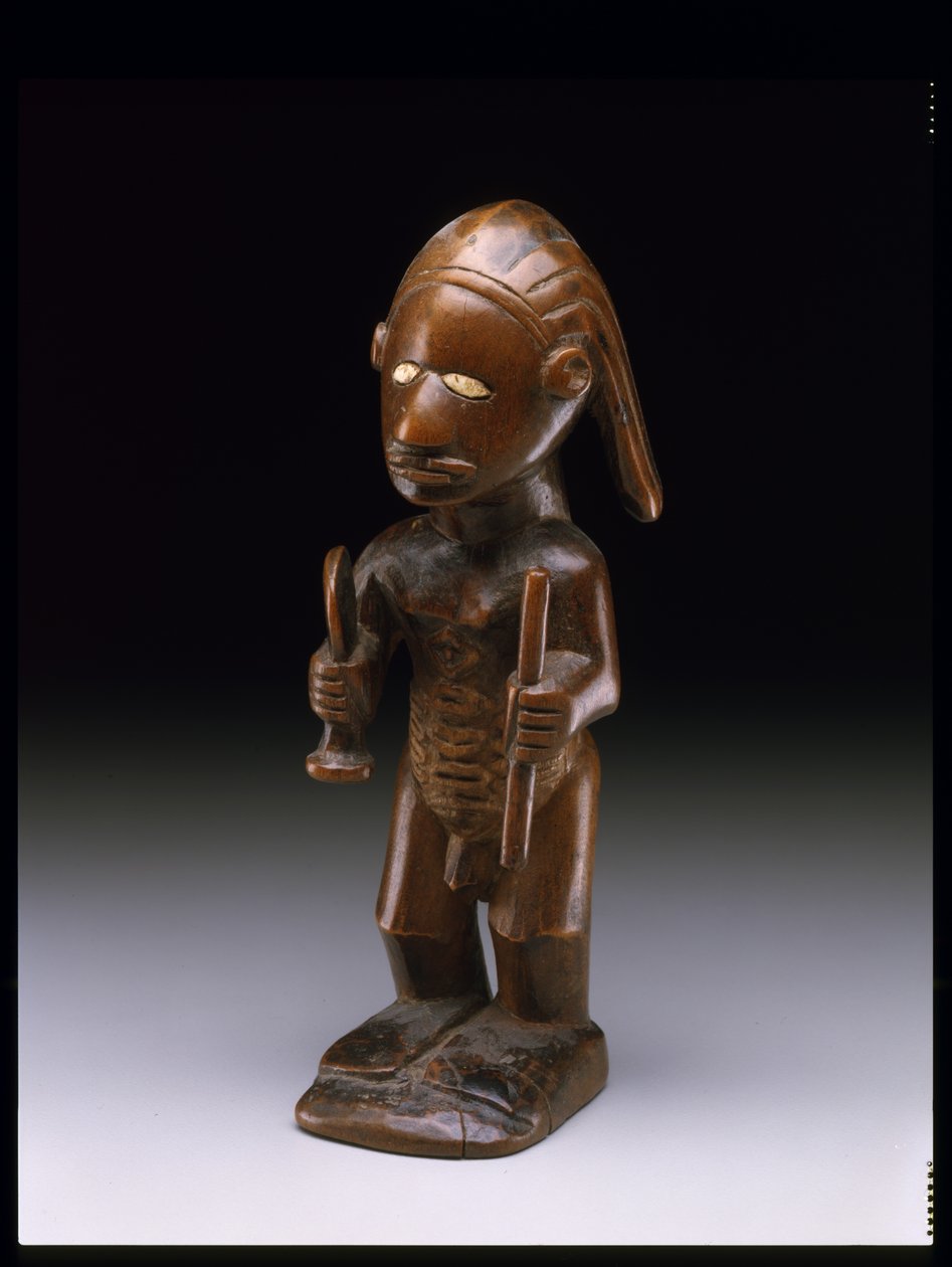 Staande mannelijke figuur, Bembe mensen door Congolese Congolese