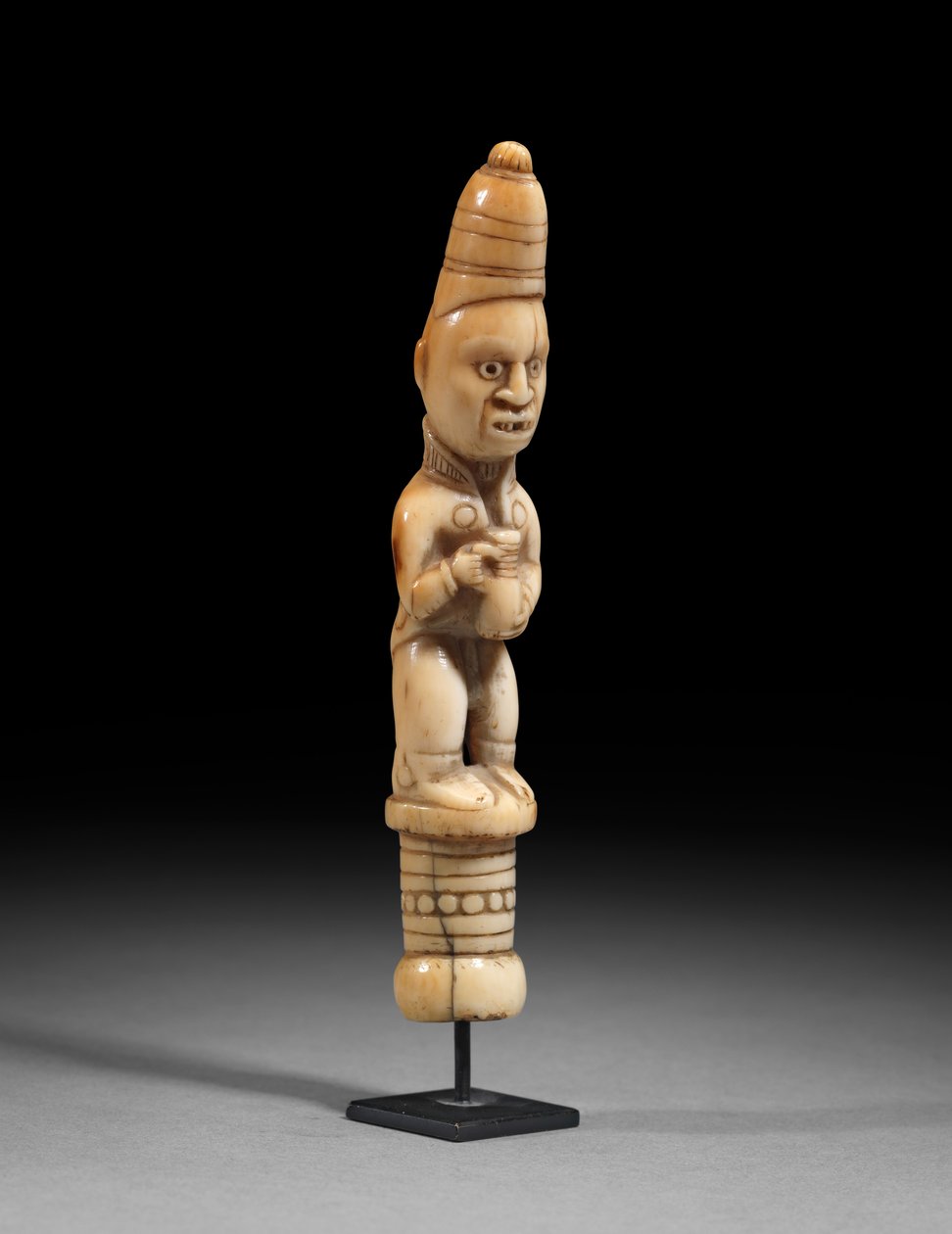 Vliegenmepper handvat, ca. 1850 door Congolese School