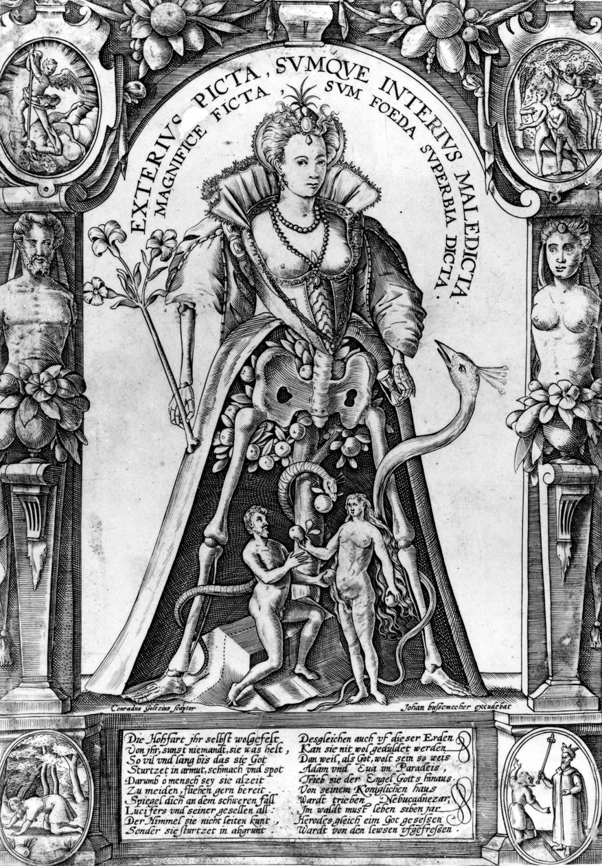 Trots komt voor de Val, c.1600 door Conraad Goltzius