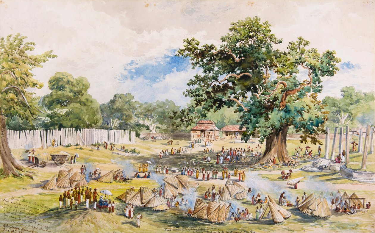 Het Bronzen Paleis, Anuradhapura door Constance Frederica Gordon-Cumming