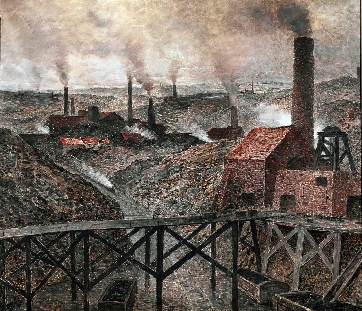 In het Zwarte Land door Constantin Emile Meunier