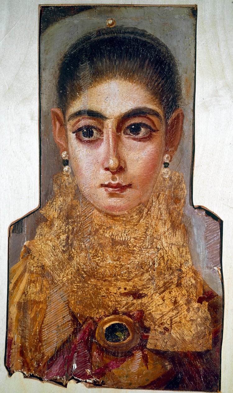 Koptische kunst: jonge vrouw genaamd 