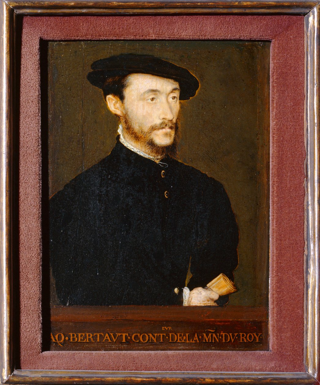 Jacques Bertaut, controleur van het koninklijk huis - Portret van Jacques Bertaut ... door Corneille de Lyon