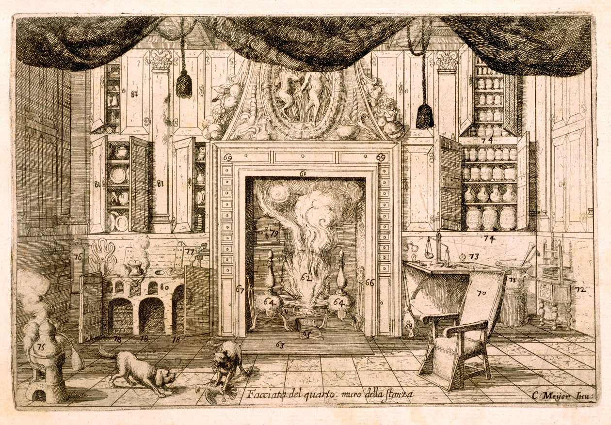 Interieur, Salon uit Cornelio Meyer 