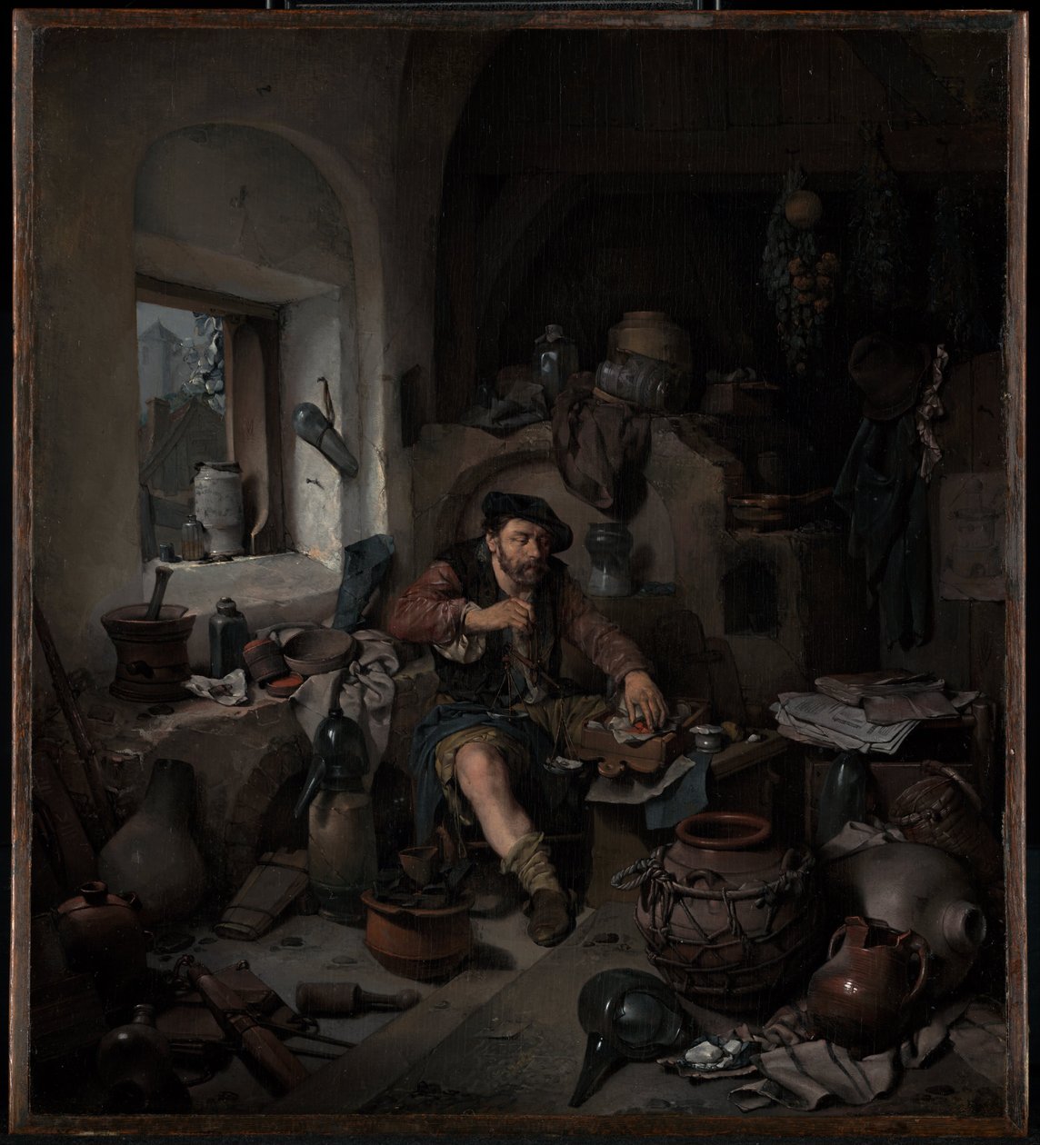 De Alchemist door Cornelis Pietersz Bega