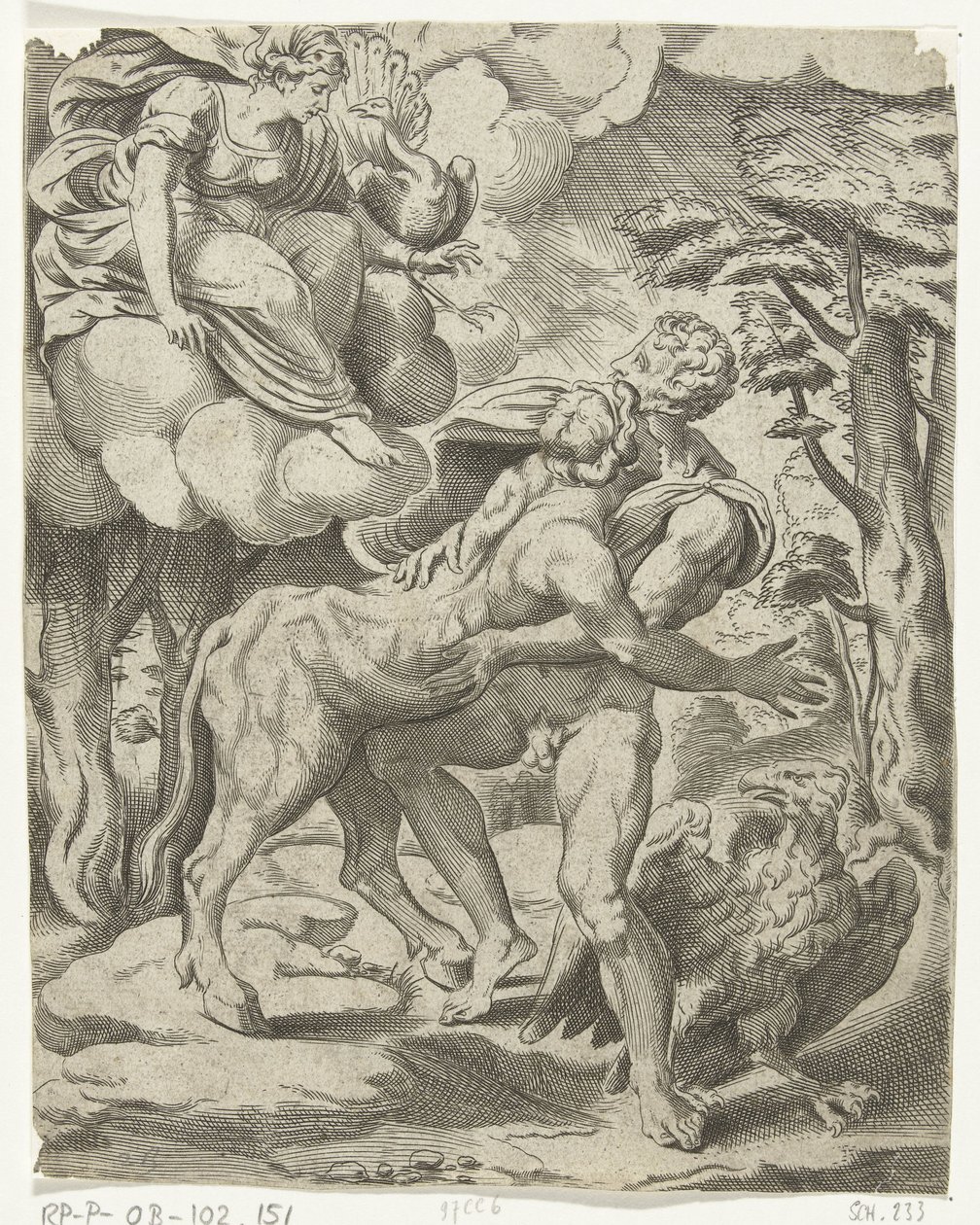 Jupiter, Io en Juno door Cornelis Bos