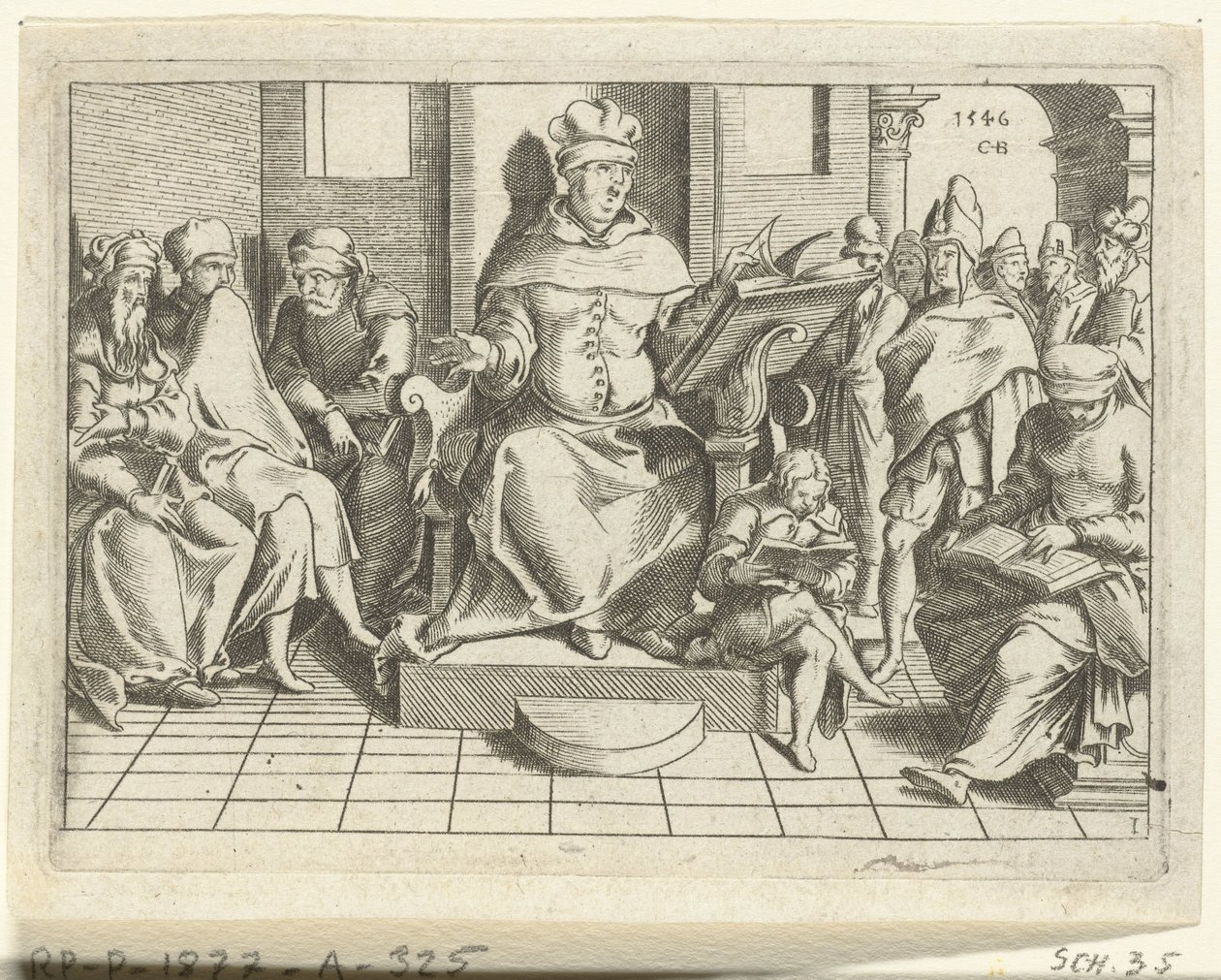 Paulus als leerling door Cornelis Bos