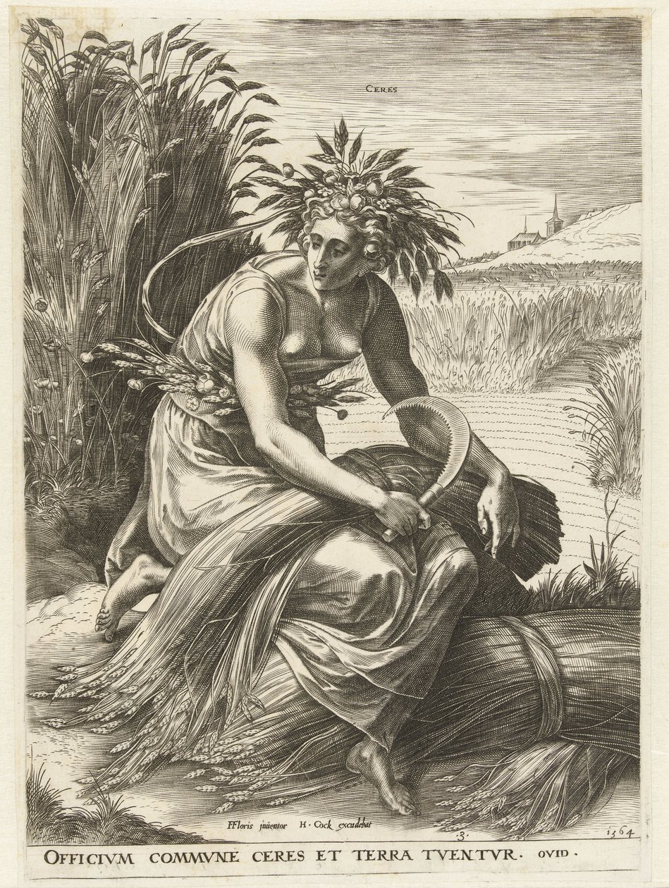 Ceres door Cornelis Cort