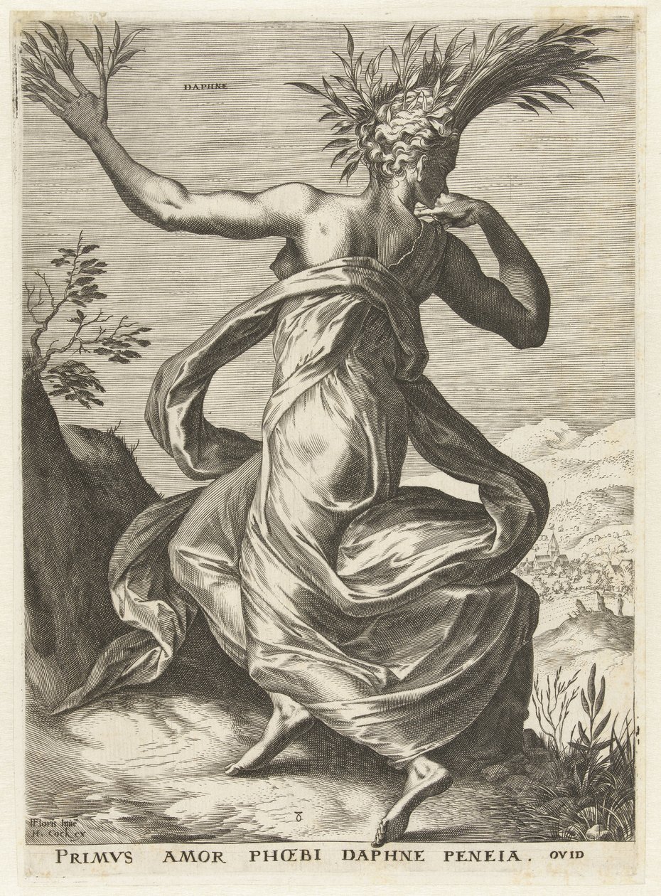 Daphne door Cornelis Cort