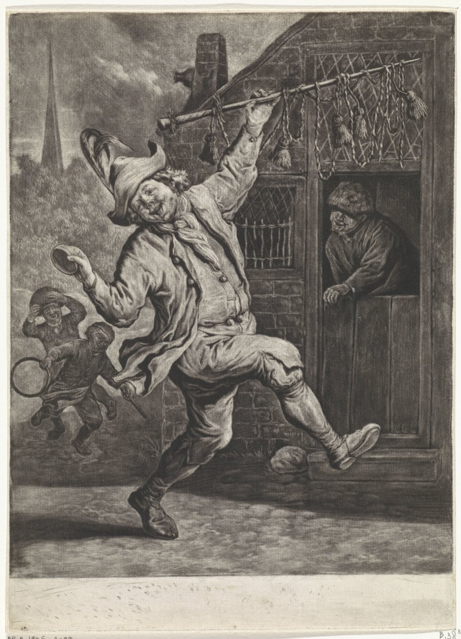 De likdoornsnijder, ca. 1700 door Cornelis Dusart