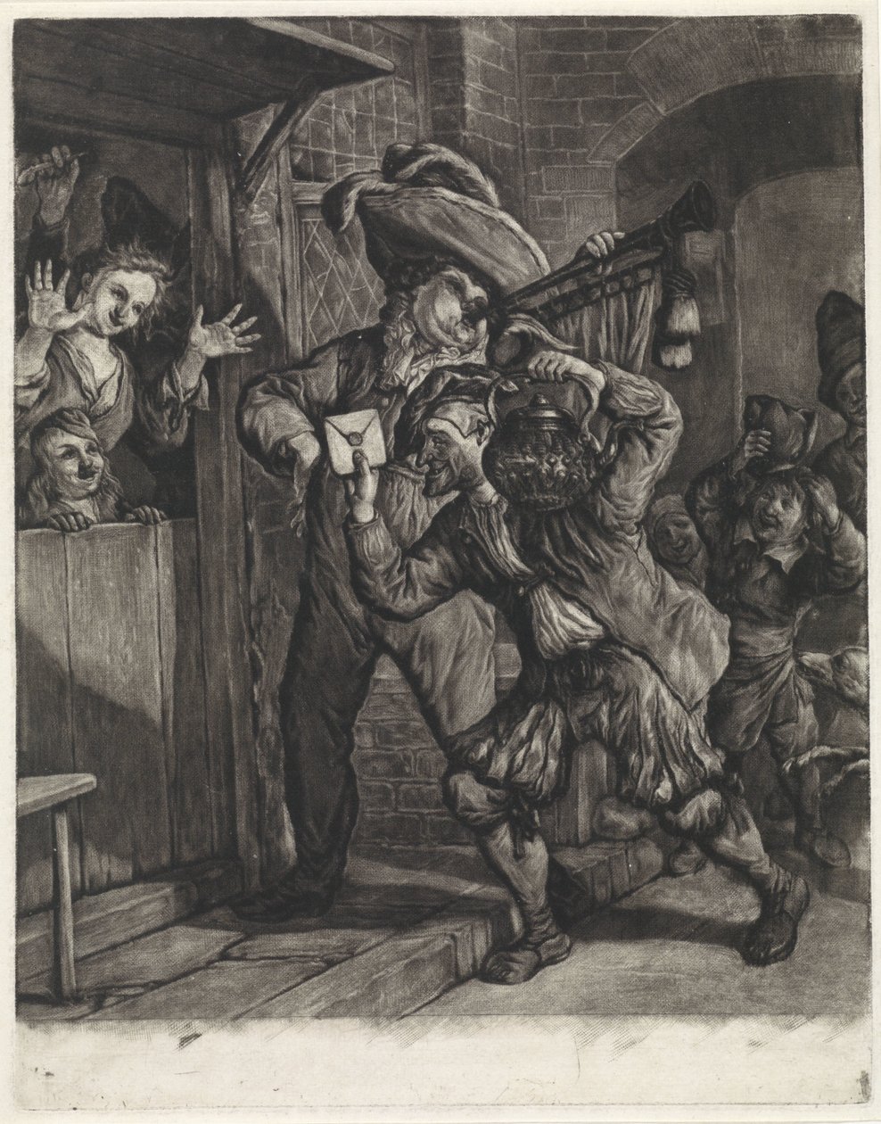 Loterij van Grootebroek, 1694 door Cornelis Dusart
