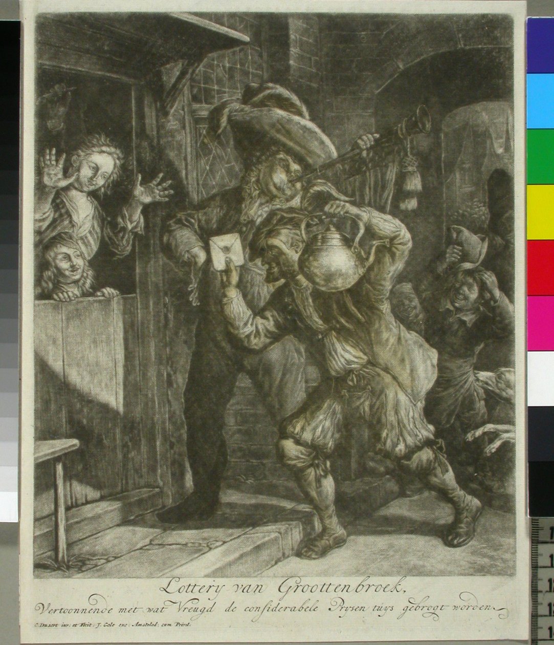 Zonder titel door Cornelis Dusart