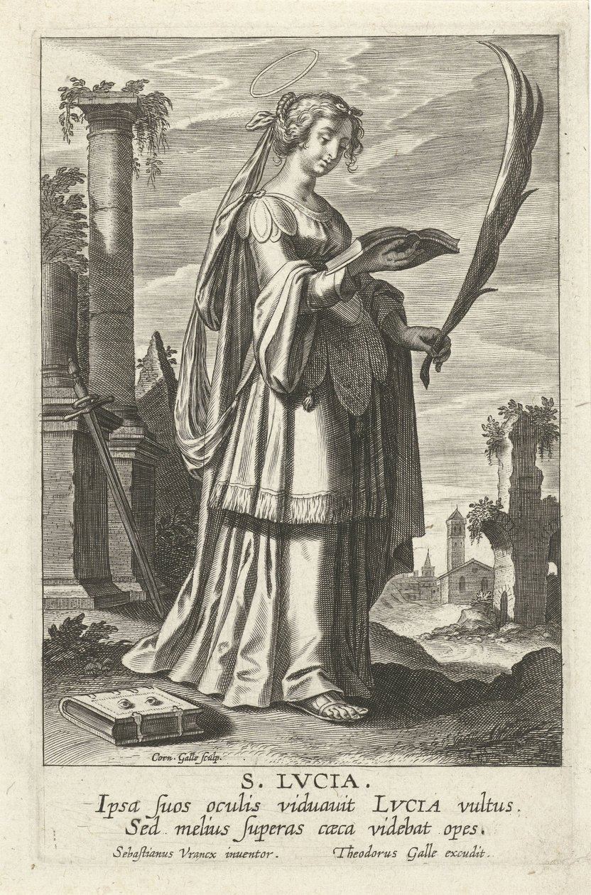 H. Lucia door Cornelis Galle (I)