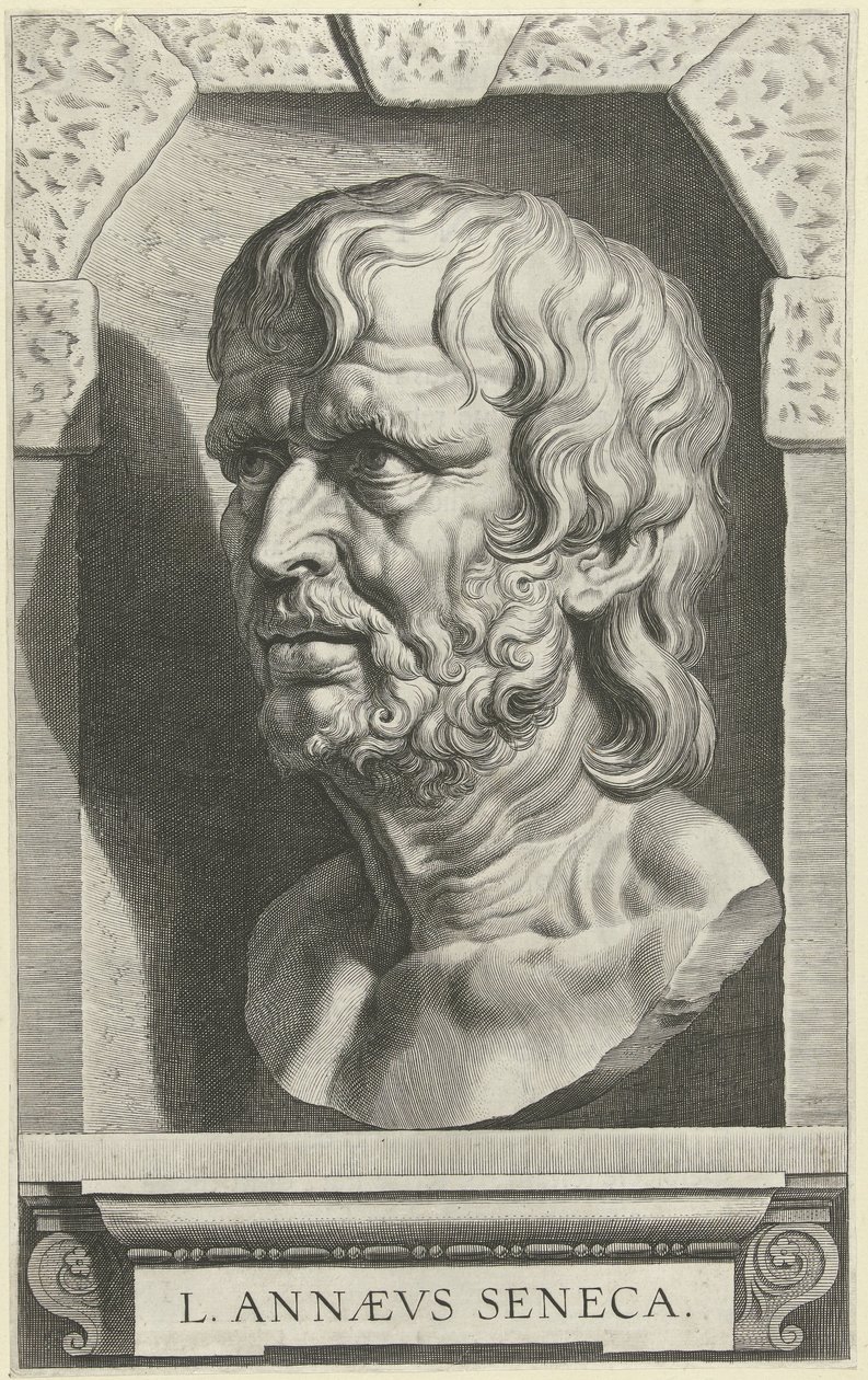Portretbuste van Seneca door Cornelis Galle (I)