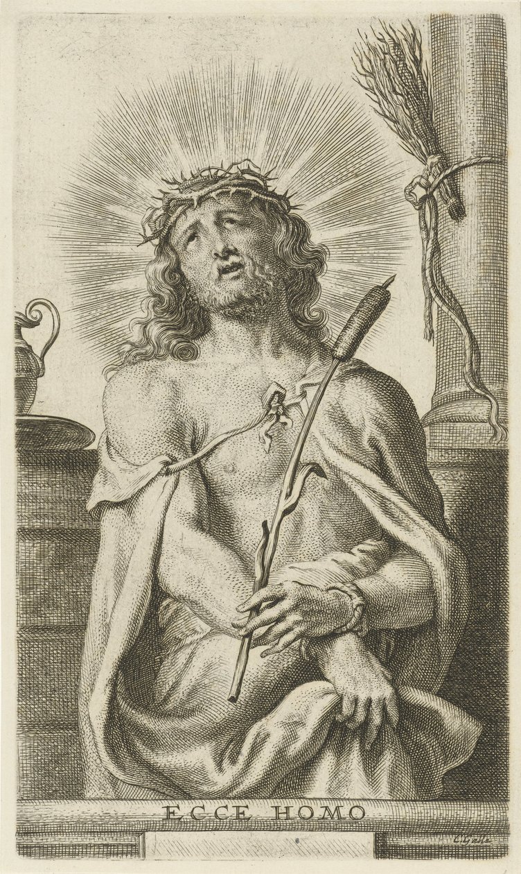 Christus aan het volk getoond (Ecce homo) door Cornelis Galle (II)