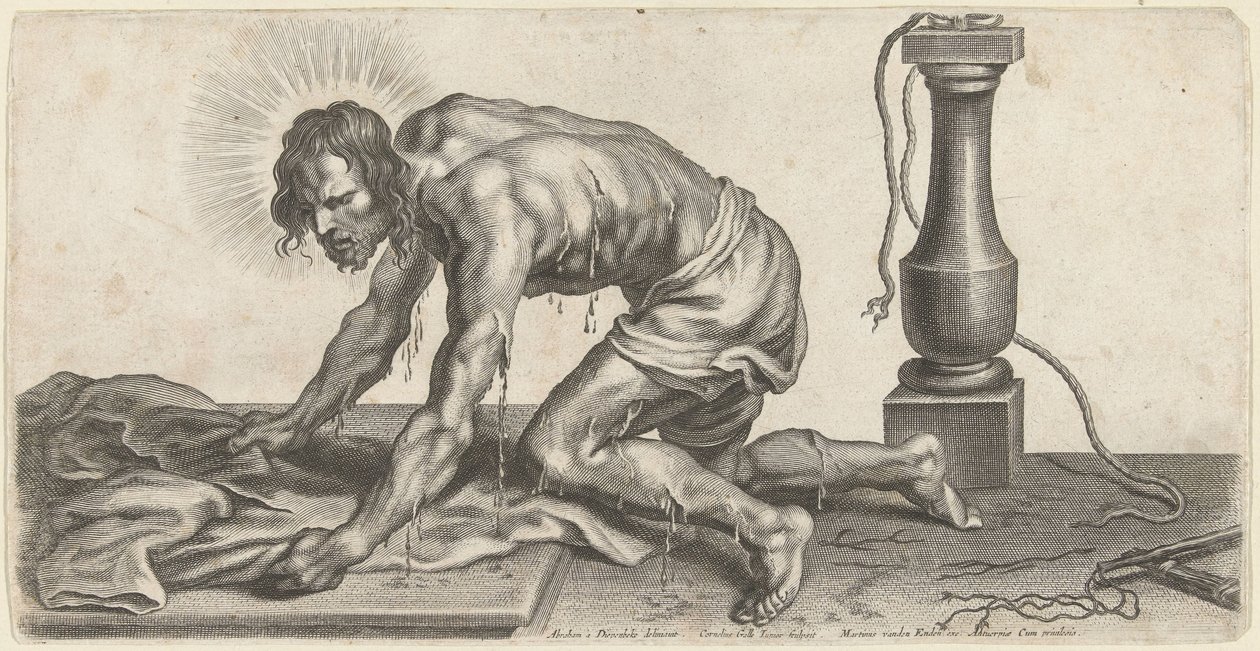 Christus na de geseling door Cornelis Galle (II)