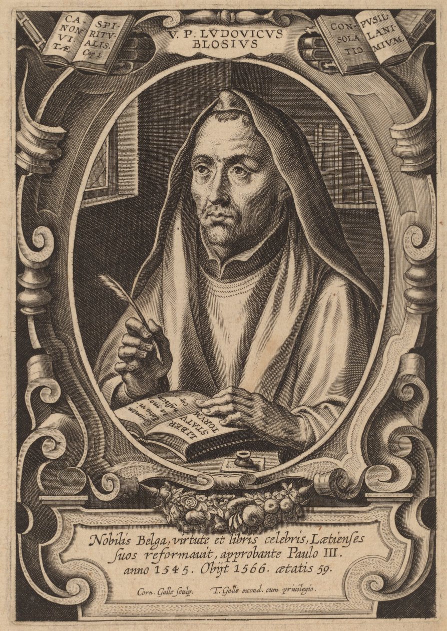 Louis de Blois door Cornelis Galle I