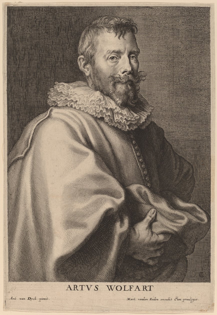Artus Wolfart door Cornelis Galle I after Sir Anthony van Dyck
