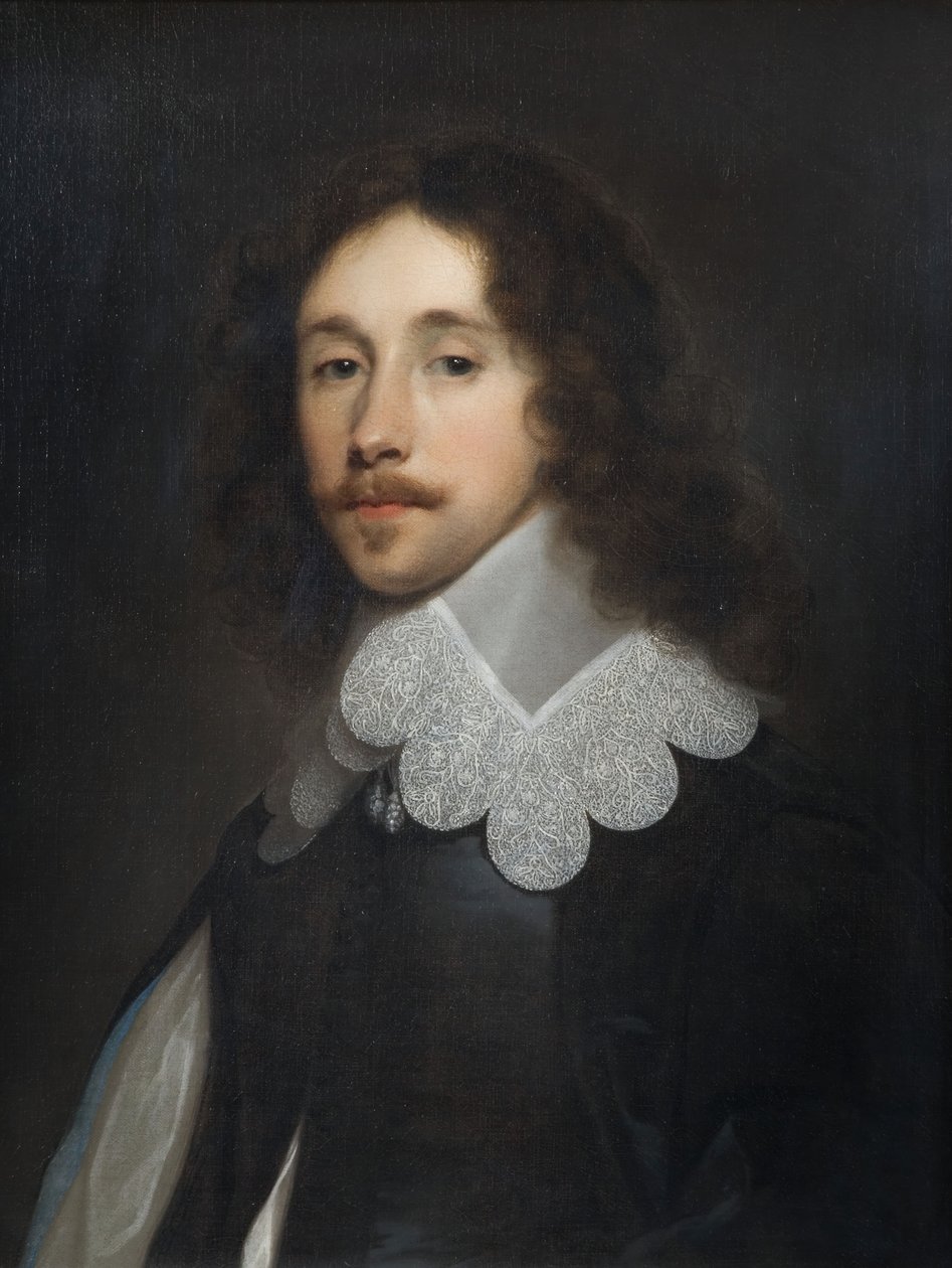 Portret van Lucius 2e Burggraaf Falkland door Cornelis Janssens van Ceulen
