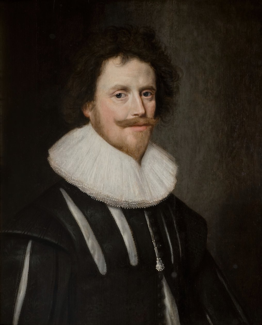 Sir Thomas Holte 1571-1654, 1e Baronet van Aston Hall door Cornelis Janssens van Ceulen
