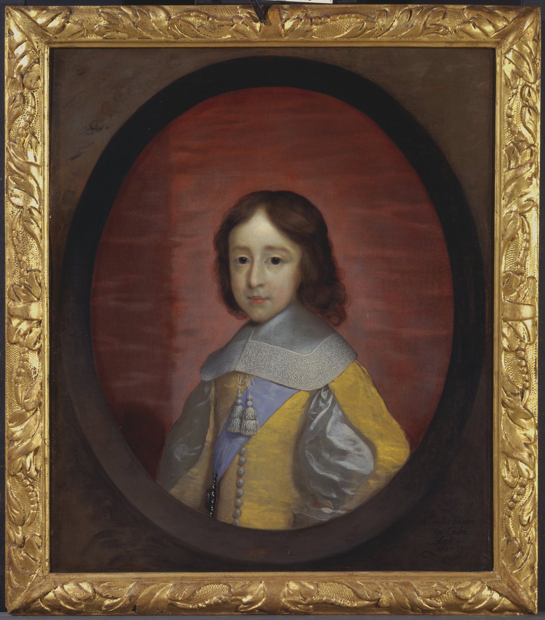 Willem III, Prins van Oranje, als kind door Cornelis Janssens van Ceulen