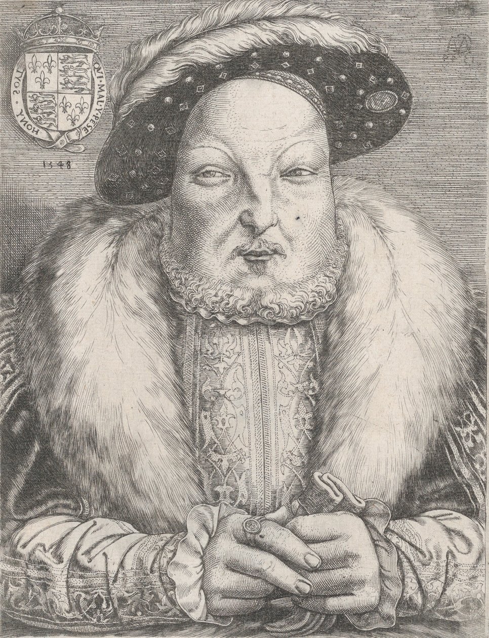 Portret van Hendrik VIII door Cornelis Massys
