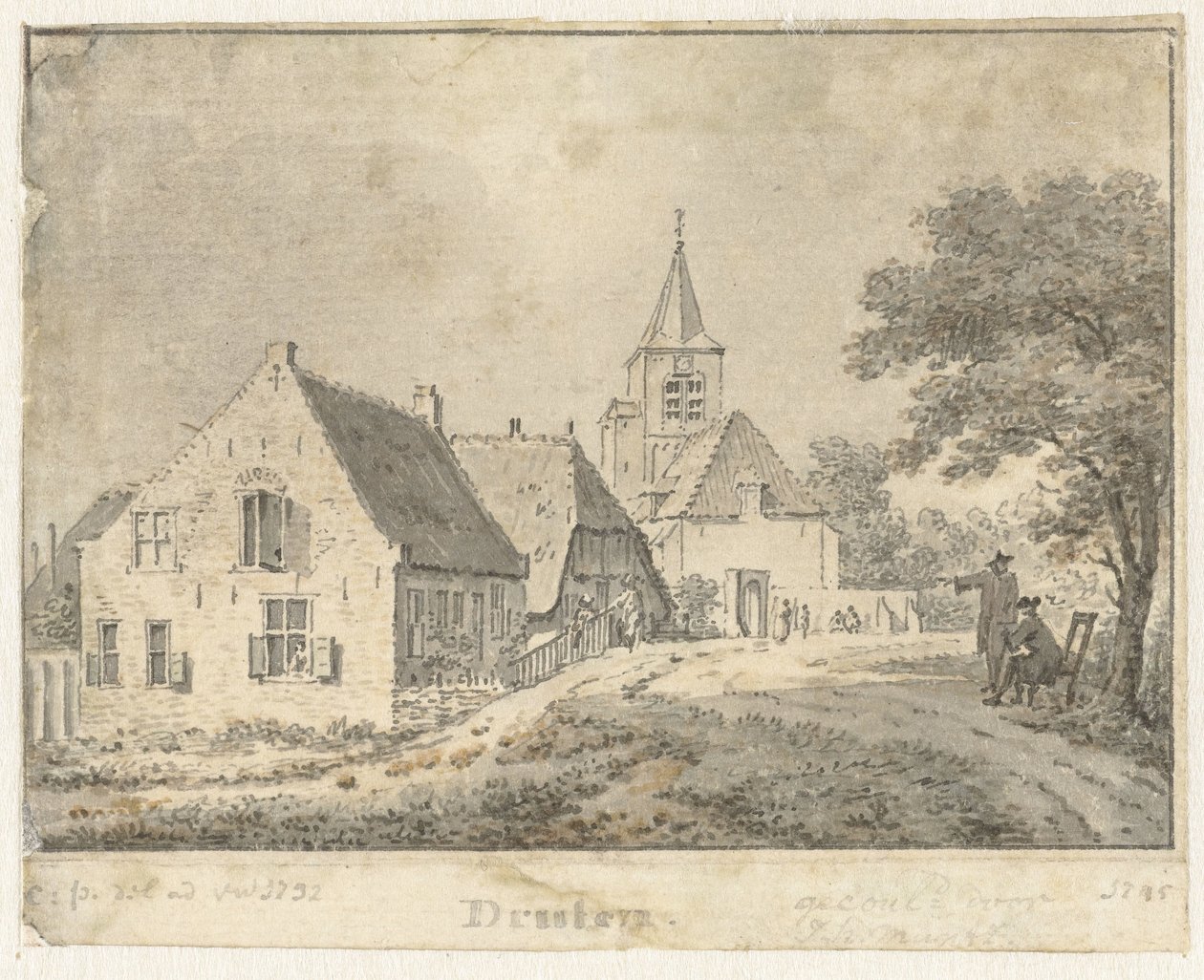 Gezicht te Druten door Cornelis Pronk