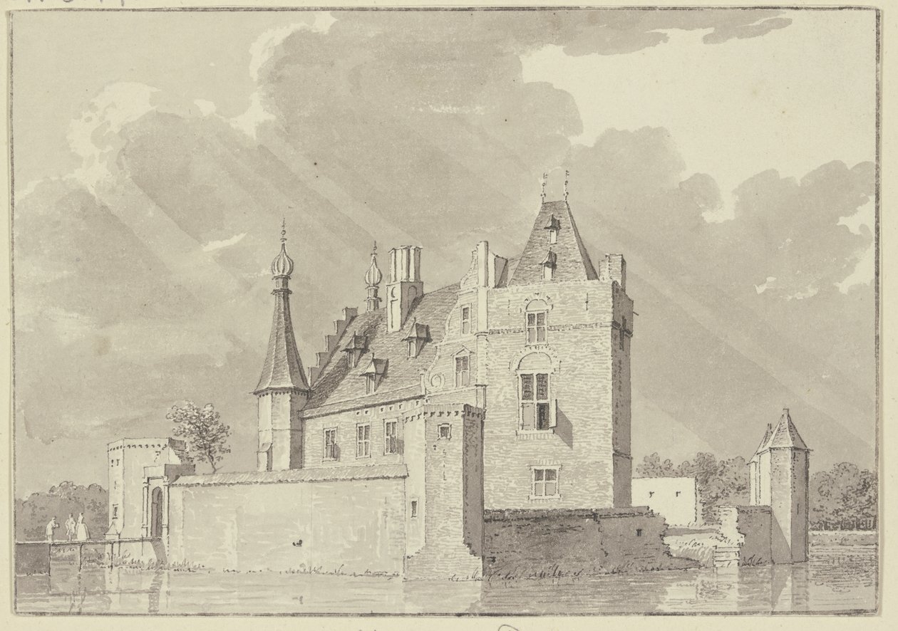 Het huis ter Does door Cornelis Pronk
