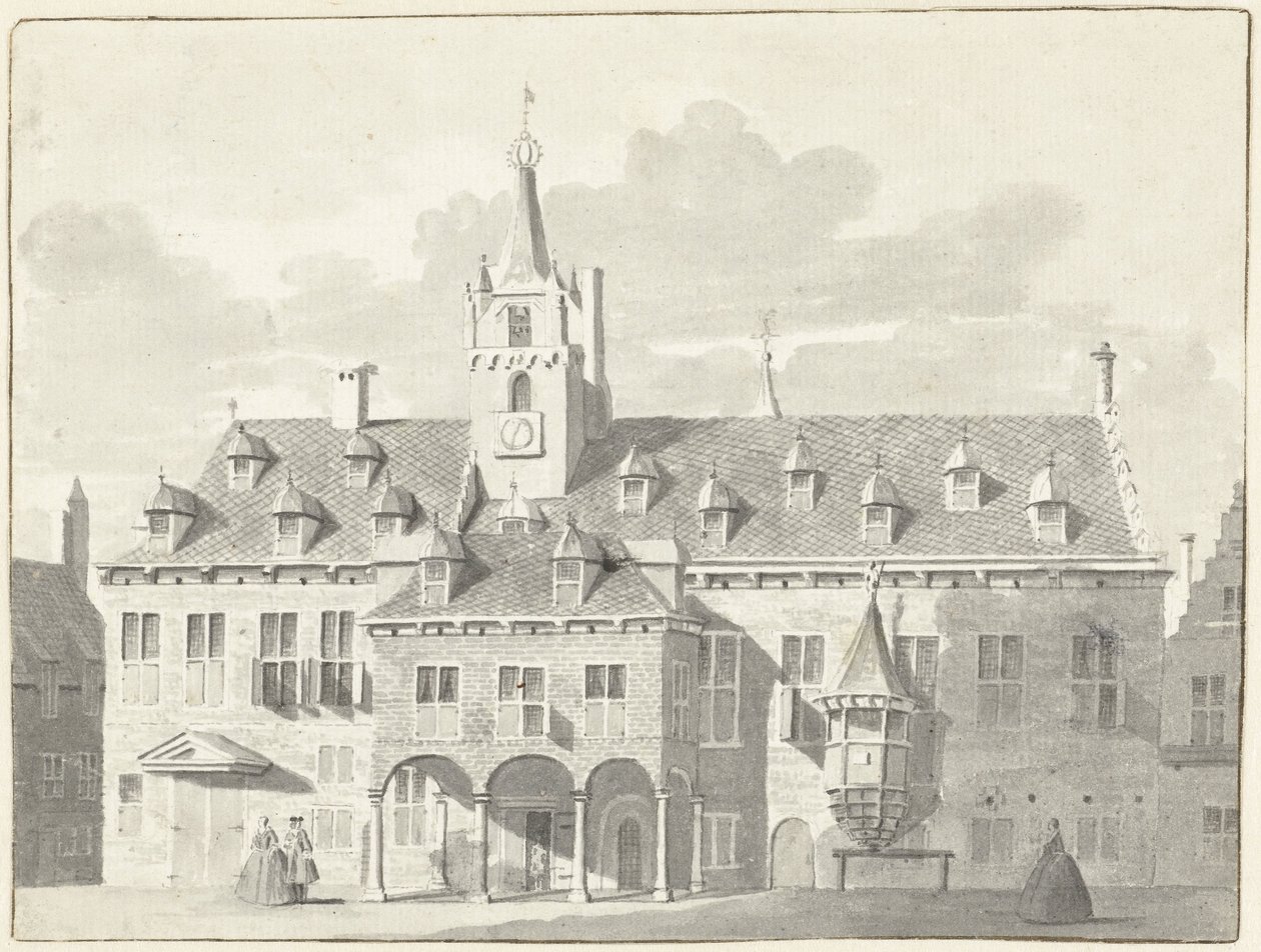 Het stadhuis van Gorinchem door Cornelis Pronk