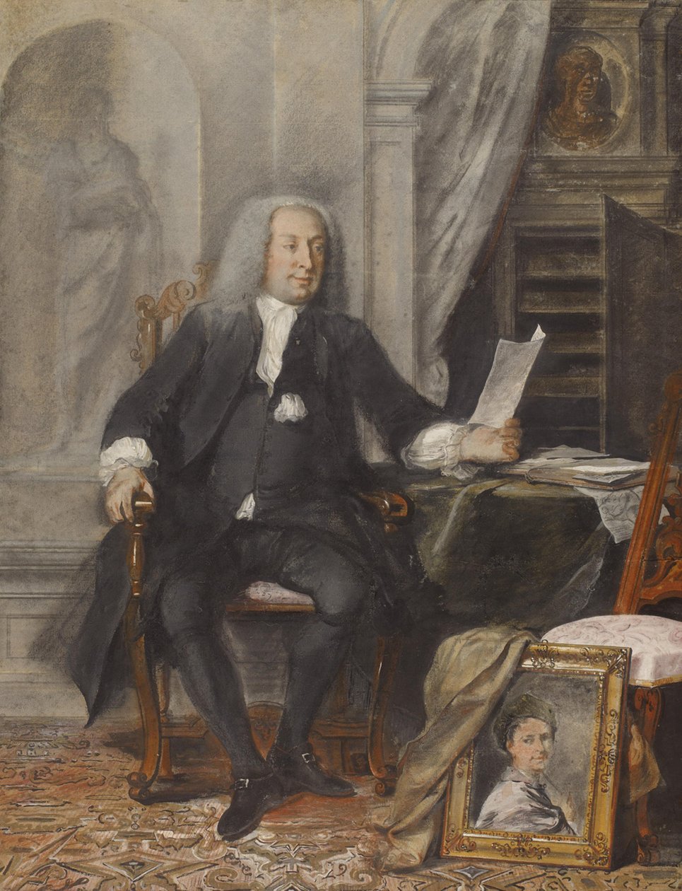 Jeronimus Tonneman (1687-1750) door Cornelis Troost