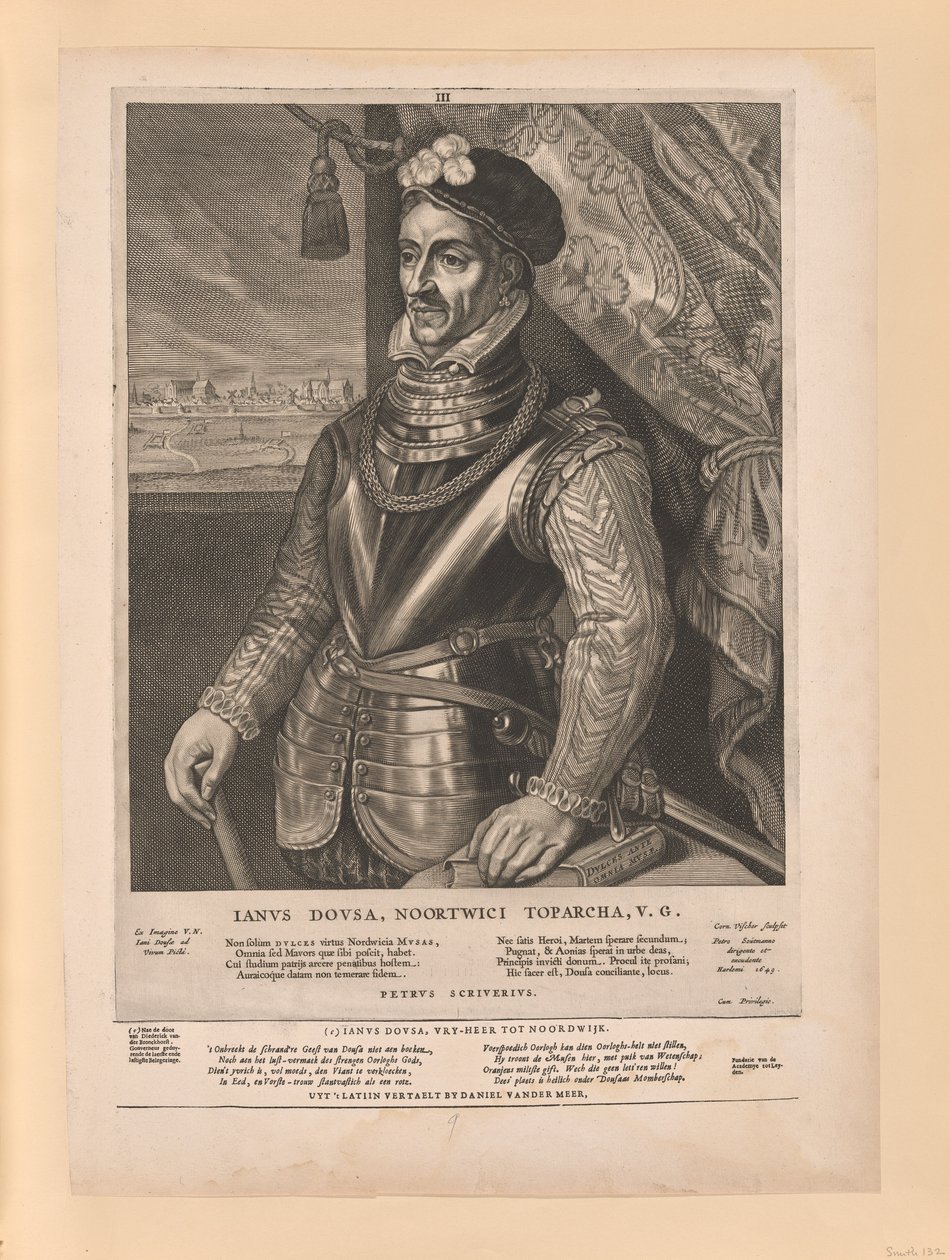 Jan van der Does, from Quatuor Personae door Cornelis Visscher