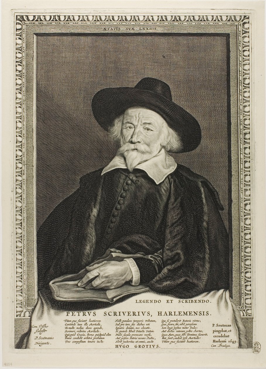 Peter Scriverius door Cornelis Visscher