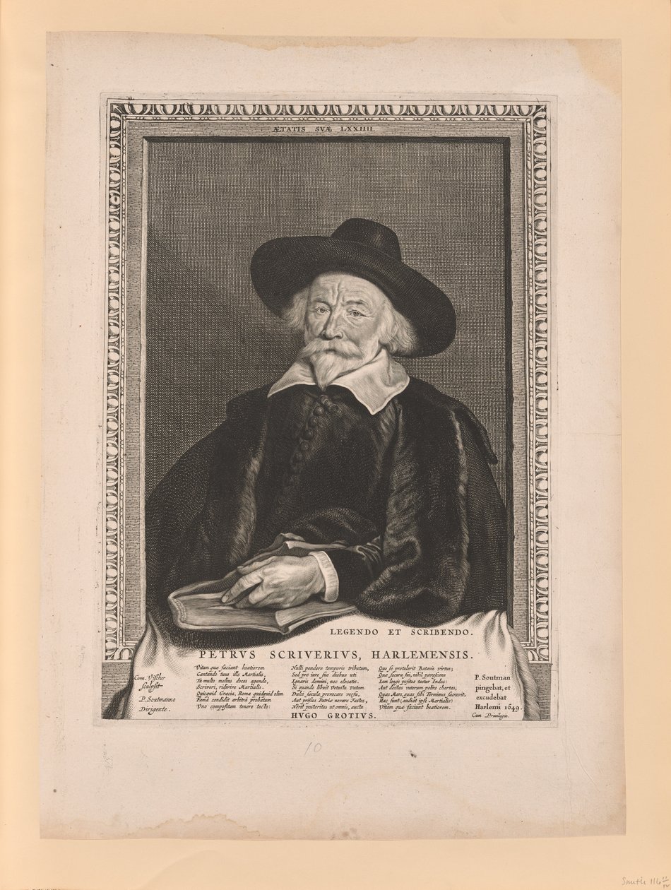 Peter Scriverius door Cornelis Visscher
