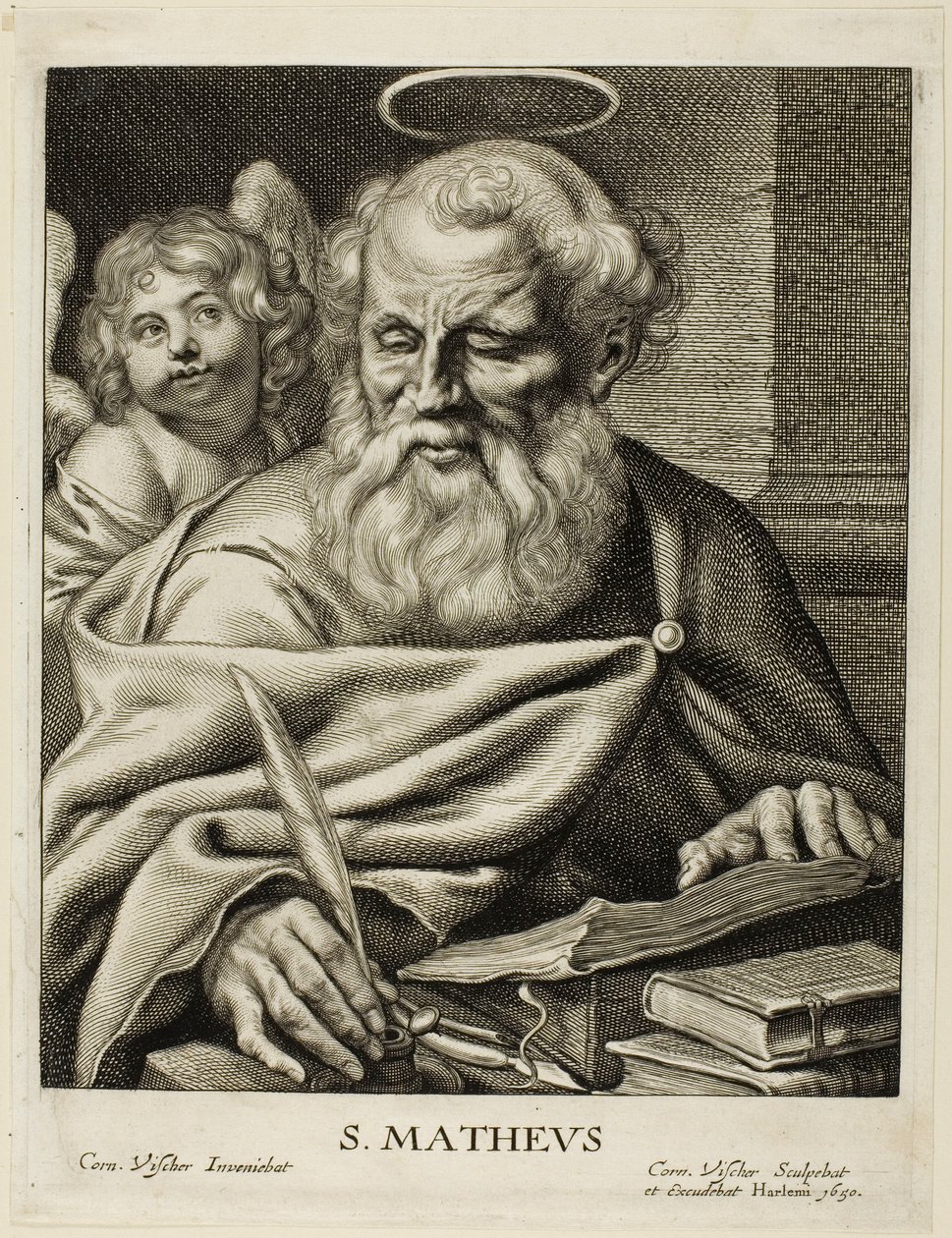 Sint Mattheüs door Cornelis Visscher
