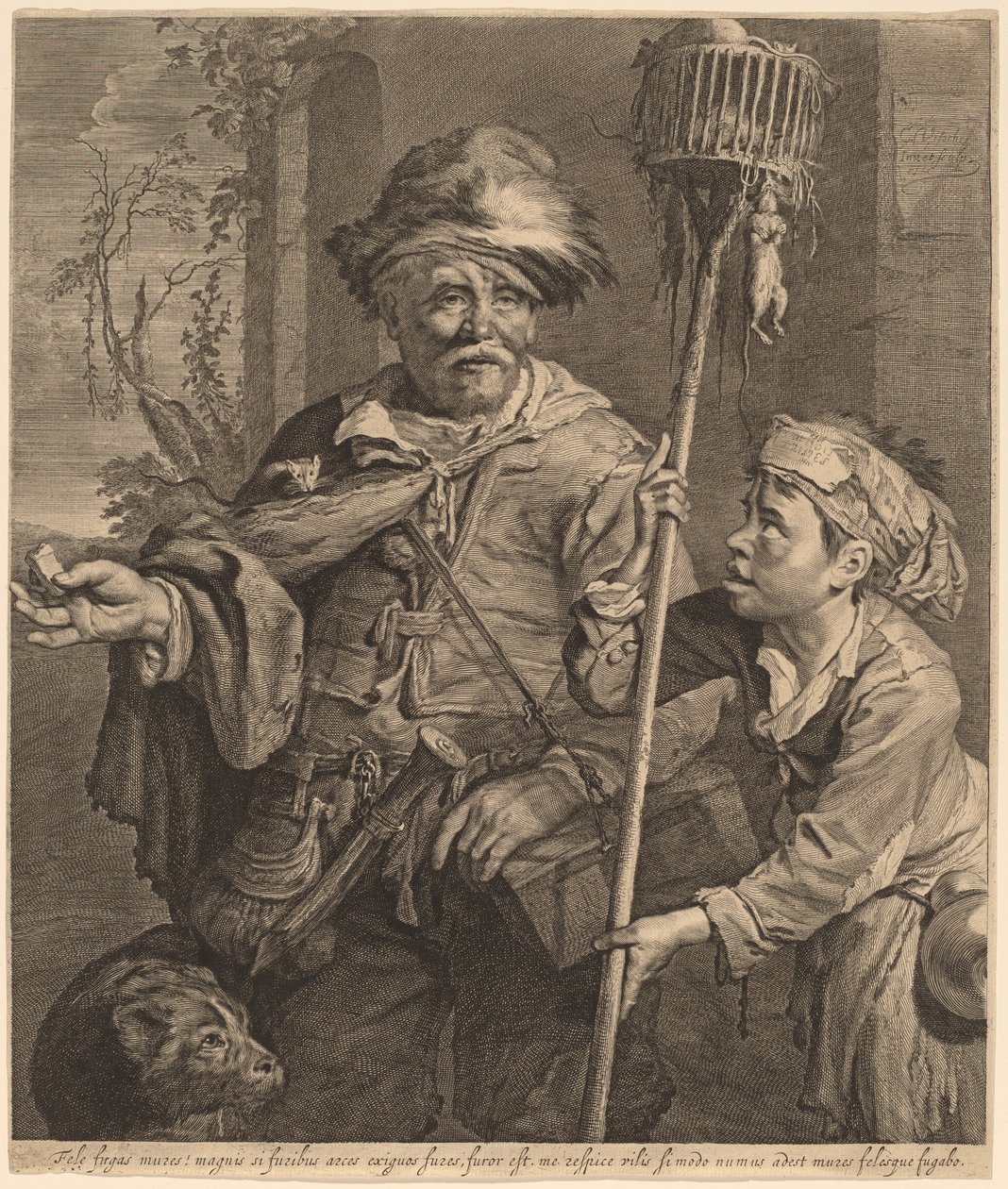 De Verkoper van Rattenvergif door Cornelis Visscher