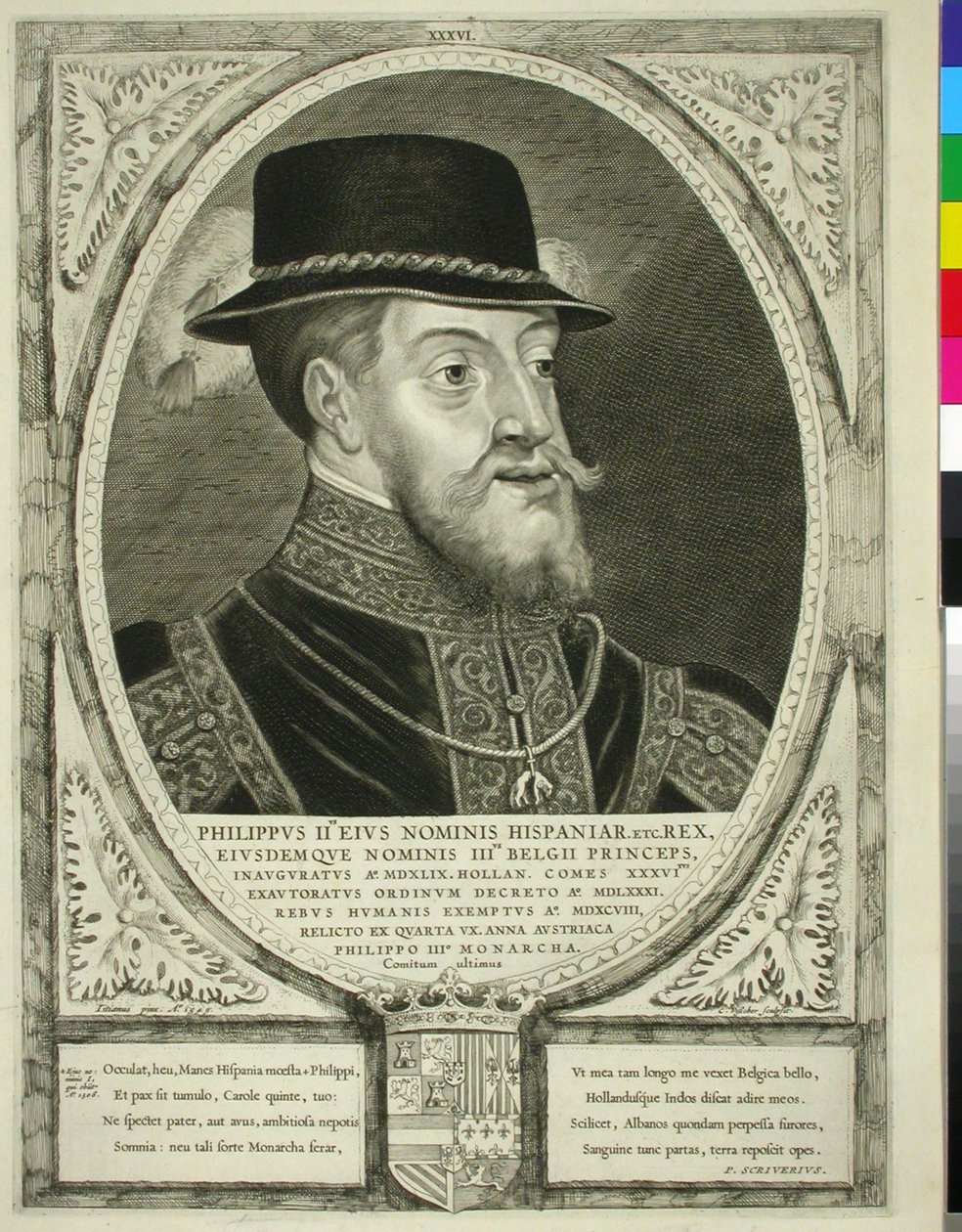 Zonder titel door Cornelis Visscher