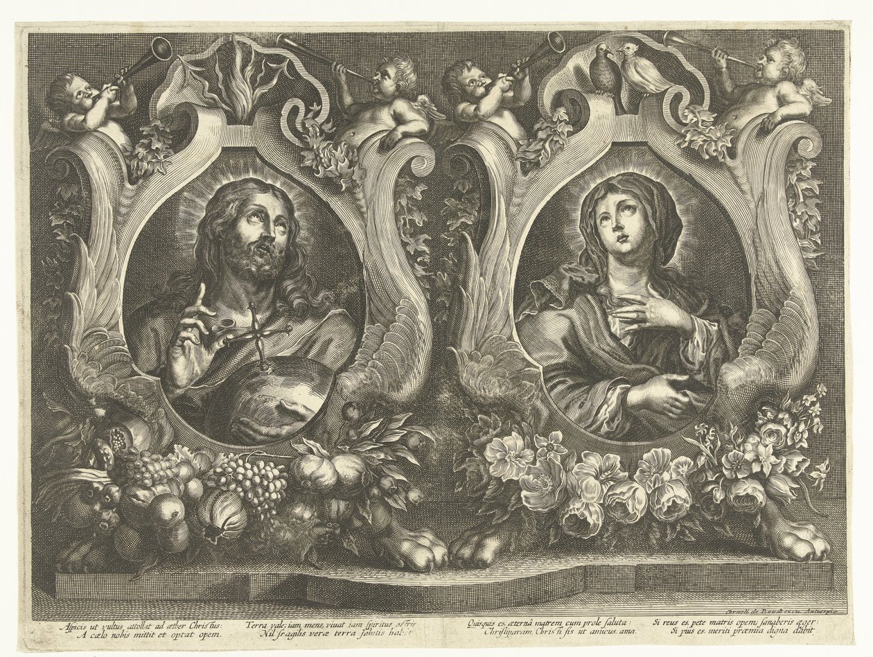 Christus en Maria door Cornelis de Bout (possibly)