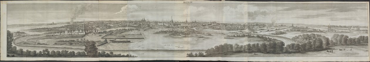 Moskou Uit: Reizen over Moskou, 1711 door Cornelis de Bruijn