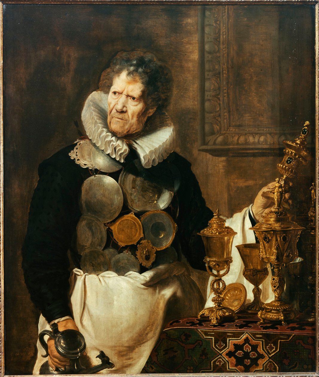 Portret van Abraham Grapheus 1550-1624, 1620 door Cornelis de Vos